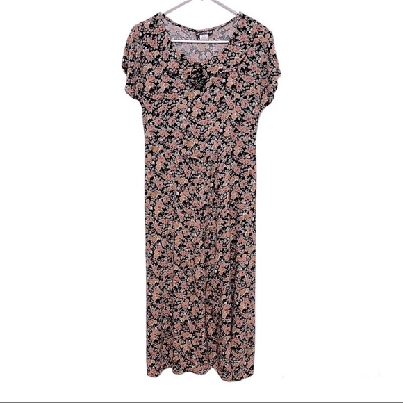 VINTAGE 90s My Michelle Floral midi dress Size 9/10 fits like a small - Picture 4 of 14